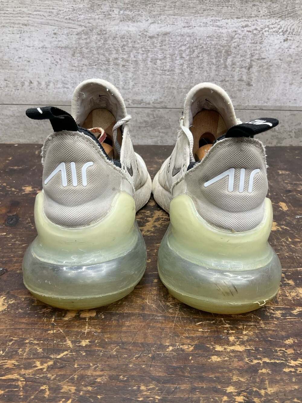 Nike Air Max 270 White Black Sneakers - Picture 7 of 11